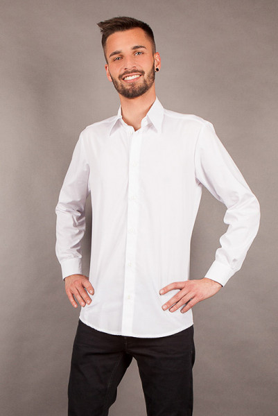 Business shirt Ricky BW (made of cotton) by Enrico Wieland