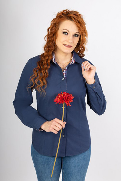 Ladies blouse Rieke_Series 246 in dark blue