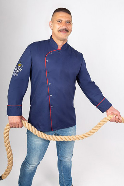 Chef's jacket Lorenzo_Navy Edition by Enrico Wieland