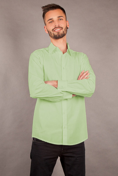 Business shirt Ricky MG (blended fabric) in green