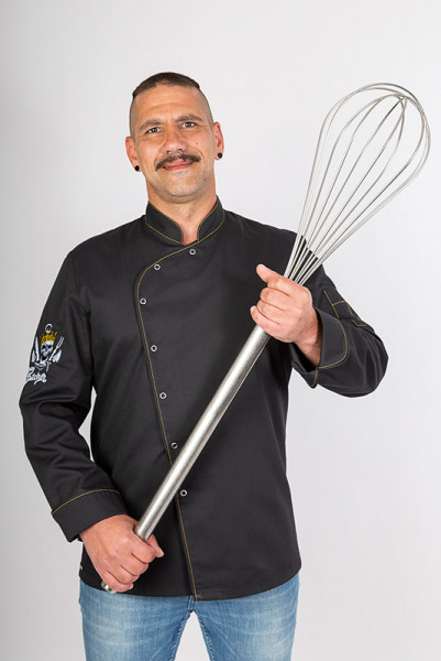 Chef's jacket Lorenzo_Spicy Butcher Edition in black
