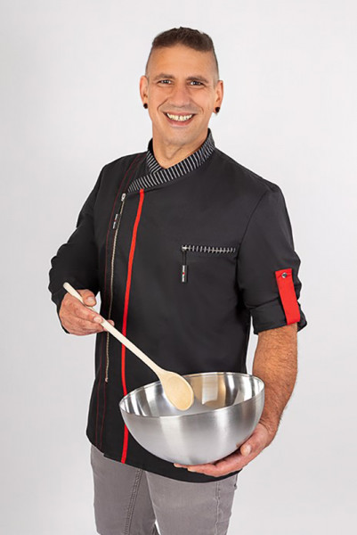 Kochjacke Alejandro_mit Reißverschluss_Serie 129 von Enrico Wieland